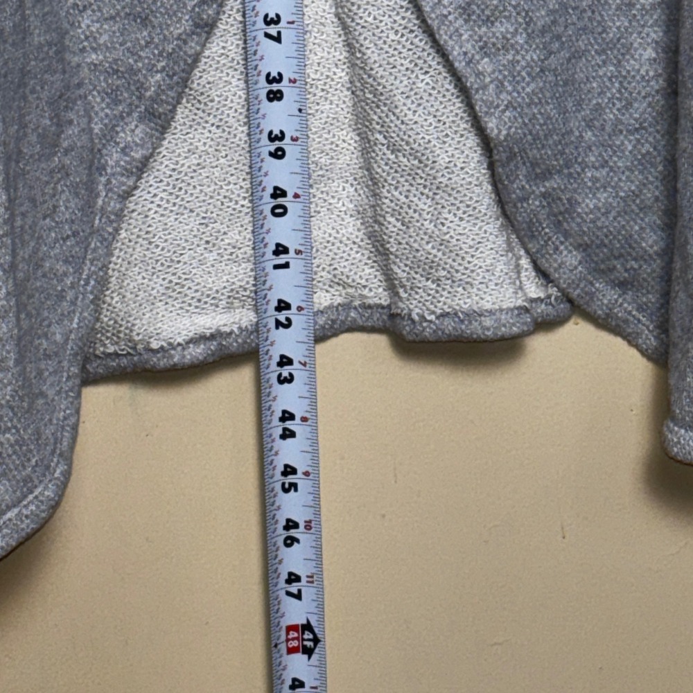 Free People Cardigan Vest Women P/S Gray We The Free Waterfall Drape Sleeveless - Picture 9 of 11